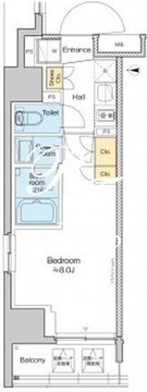 プラウドフラット浅草アベニュー 604 間取り図
