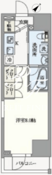 アジールコート汐浜キャナル 706 間取り図