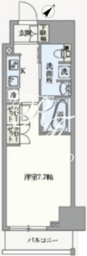 アジールコート汐浜キャナル 710 間取り図
