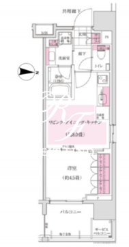 ディームス木場 905 間取り図