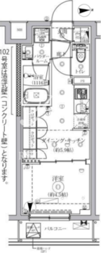 セジョリ千鳥町 102 間取り図