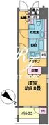 カスタリア銀座3 703 間取り図
