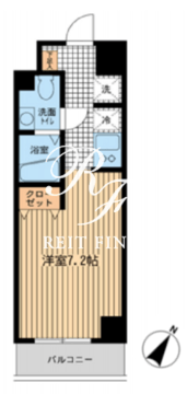 モノトーノ門前仲町 104 間取り図