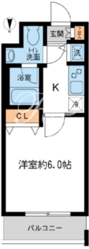 KDXレジデンス大島 802 間取り図