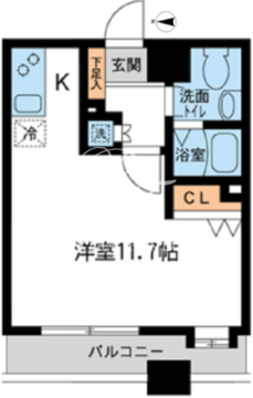 HF錦糸町レジデンス 1002 間取り図