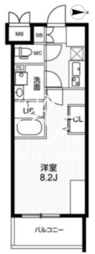 AR向島 907 間取り図