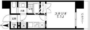 レジディア文京本郷 804 間取り図