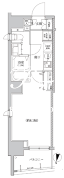 リルシア門前仲町 601 間取り図