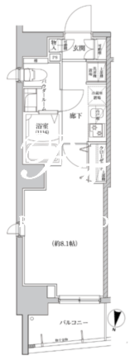リルシア門前仲町 1101 間取り図