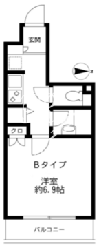 プライムアーバン番町 305 間取り図