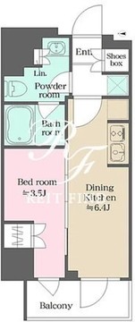ウエリスアーバン錦糸町 705 間取り図