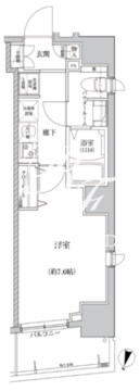リルシア門前仲町 303 間取り図