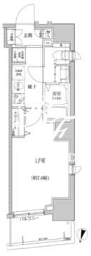 リルシア門前仲町 803 間取り図