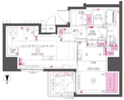 ズーム秋葉原ノース 403 間取り図