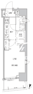 リルシア門前仲町 1003 間取り図