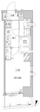 リルシア門前仲町 1103 間取り図