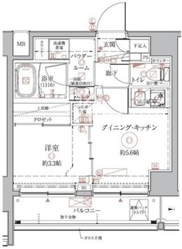 クレイシアIDZ本所吾妻橋 205 間取り図