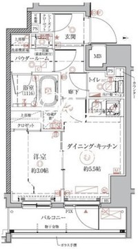 クレイシアIDZ本所吾妻橋 603 間取り図