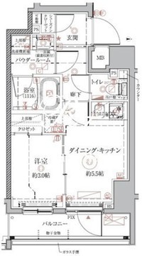 クレイシアIDZ本所吾妻橋 703 間取り図