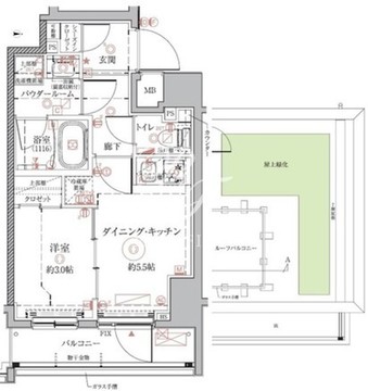 クレイシアIDZ本所吾妻橋 803 間取り図