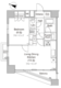 ファーストリアルタワー新宿 2209 間取り図