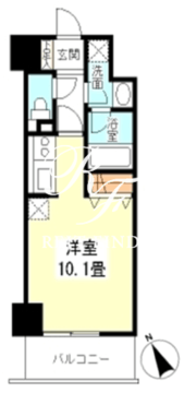 TKフラッツ渋谷 203 間取り図
