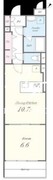 ルーツ渋谷本町 302 間取り図