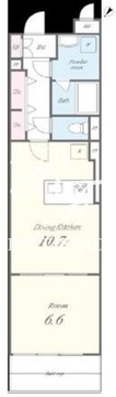 ルーツ渋谷本町 302 間取り図