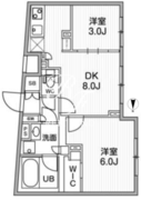 オルタナ祐天寺 402 間取り図 ?>