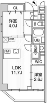 ステージファースト浅草橋4 301 間取り図