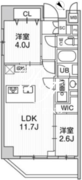 ステージファースト浅草橋4 701 間取り図
