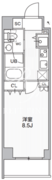 ステージファースト浅草橋4 502 間取り図