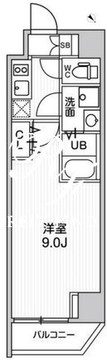 オルタナ蔵前 901 間取り図