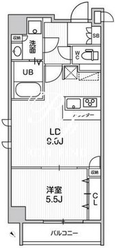 オルタナ蔵前 903 間取り図