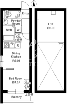ブライト三軒茶屋 601 間取り図