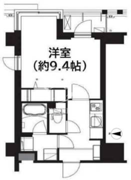 フレンシア菊川 906 間取り図