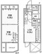 オルタナ早稲田 104 間取り図