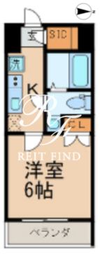 グランパセオ目黒 702 間取り図