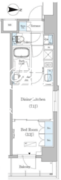 ＦＯＲＥＳＴＡ湊町 704 間取り図