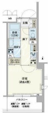 リージア経堂テラスガーデン 525 間取り図