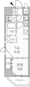 ドゥーエ日暮里2 602 間取り図