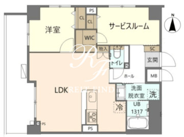 KoHa錦糸町 603 間取り図