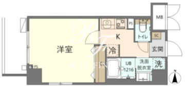 KoHa錦糸町 406 間取り図