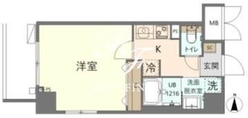 KoHa錦糸町 206 間取り図