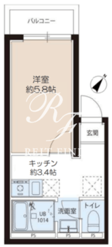 レピュア東向島駅前レジデンス2 502 間取り図