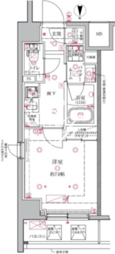 クレイシアIDZ北赤羽 1001 間取り図