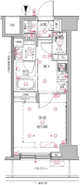 クレイシアIDZ北赤羽 1002 間取り図
