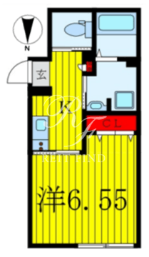 アーク天神 303 間取り図
