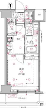 クレイシアIDZ北赤羽 703 間取り図