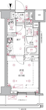 クレイシアIDZ北赤羽 1003 間取り図